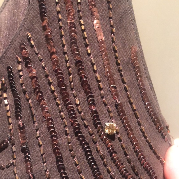 Brown Sequined Dress - Picture 7 of 8
